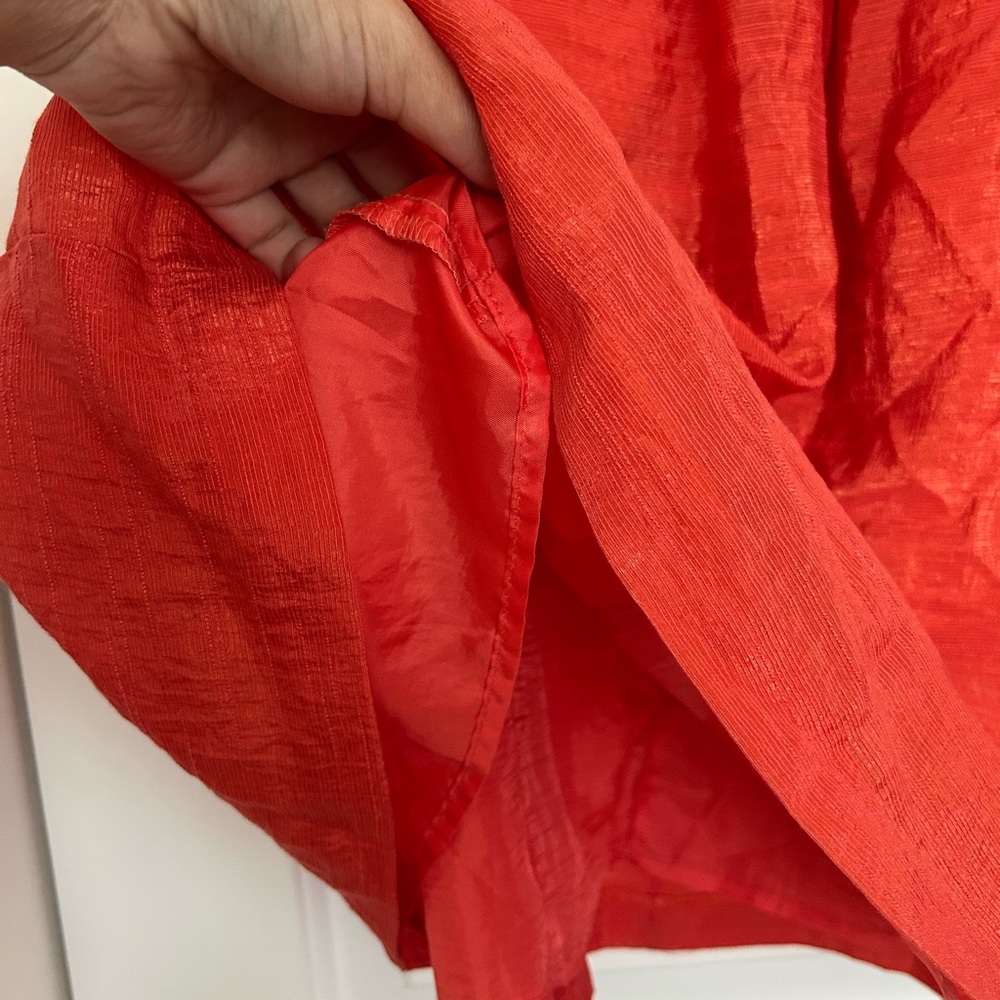 Orange A-Line Dress - Picture 2 of 9